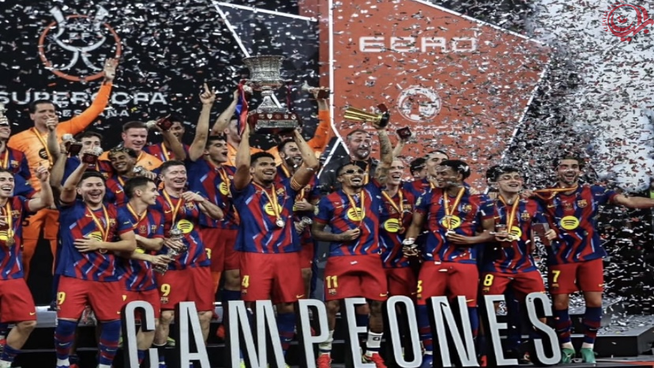 فوز برشلونة.. يتوج كأس السوبر الإسباني للمرة 16 أمام ريال مدريد